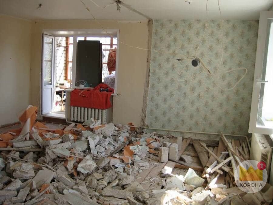 Демонтаж полов